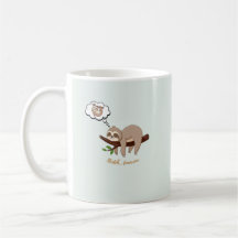 Tasse Paresseux Fainéant – Cadeau Drôle de Vibes R