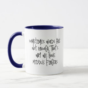Tasse Parfois Les Mots Ne Sont Pas Suffisants - Ca