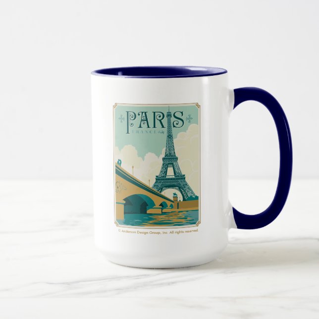 Tasse Paris France - Tour Eiffel (Droite)