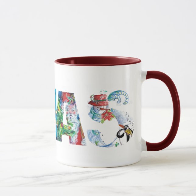 TASSE PARTI MUSICAL PÈRE NOËL XMAS / SERENADE DE PENGUIN (Droite)