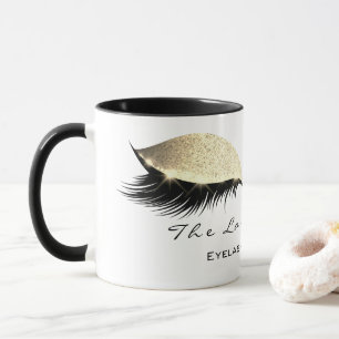 Tasse Parties scintillantes d'or blanc de studio de