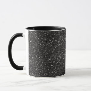 Tasse Parties scintillantes élégantes foncées de gris