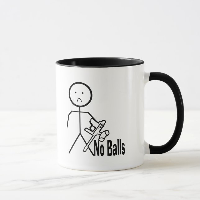Tasse Pas de balles (Droite)