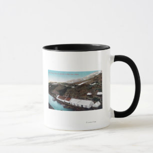 Tasse Passage et train de chemin de fer blancs du Yukon