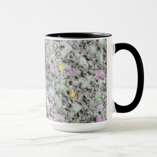 Tasse Pastels de texture de roche de géologie avec tout (Droite)