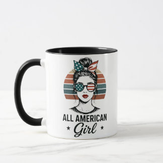 Tasse patriotique All American Girl