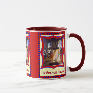 Tasse Patriotique américain, cloche de liberté