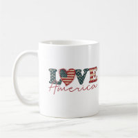 Tasse Patriotique Love America
