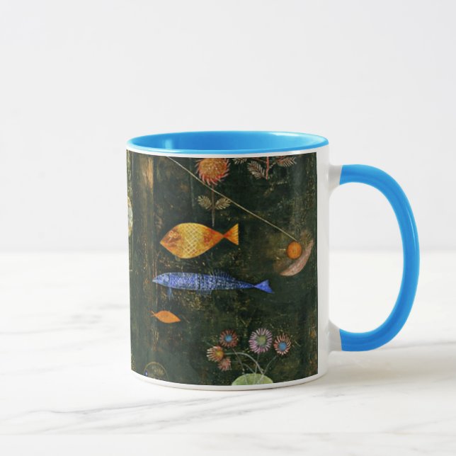 Tasse Paul Klee art : Fish Magic, célèbre peinture Klee (Droite)