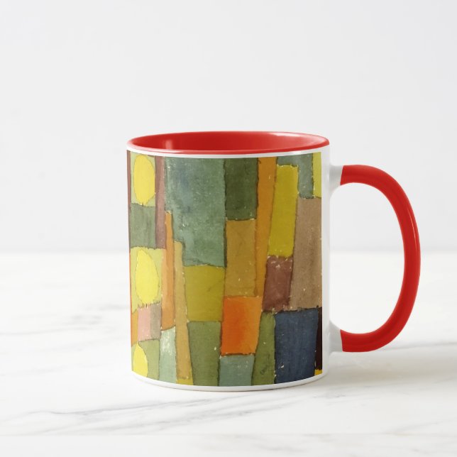 Tasse Paul Klee Dans Le Style De Kairouan Aquarelle Art (Droite)