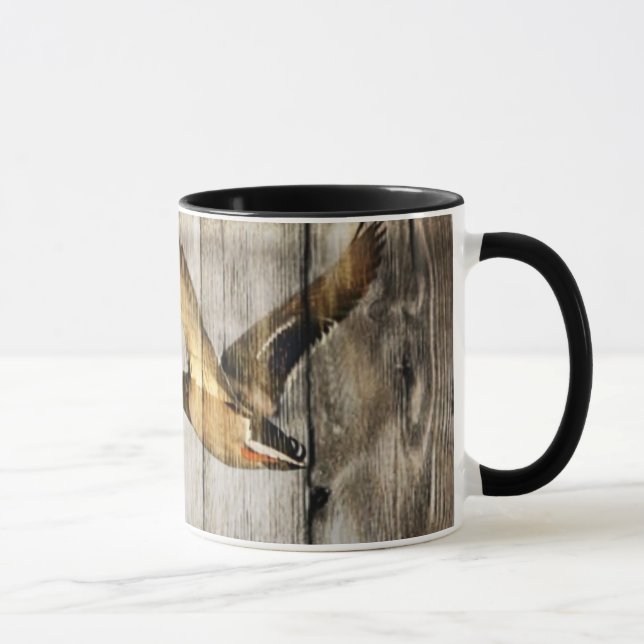 Tasse Pays occidental en bois de grange rustique (Droite)