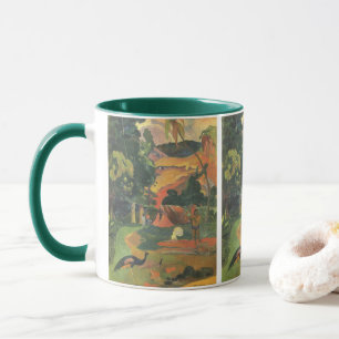 Tasse Paysage avec des paons par Paul Gauguin