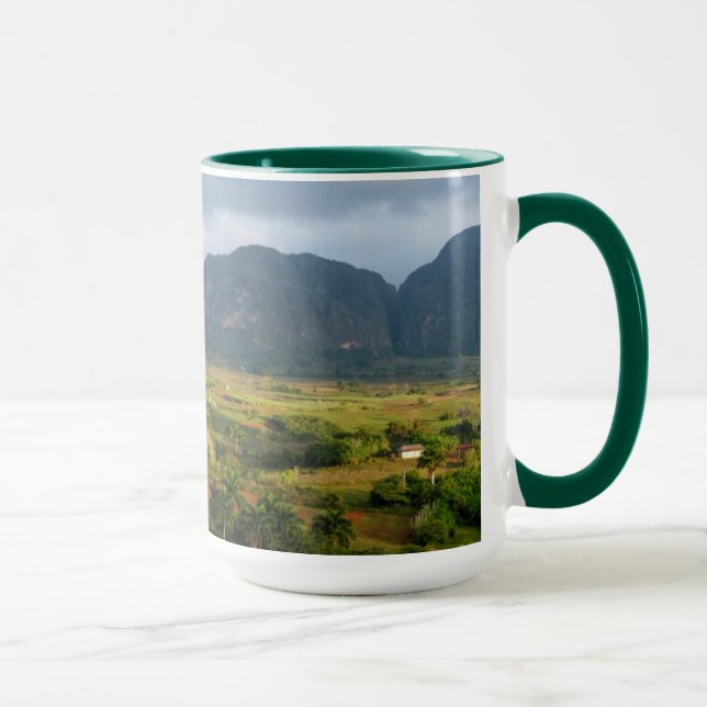 Tasse Paysage de la vallée panoramique, Cuba (Droite)