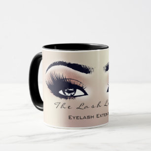 Tasse Pêche BlushPink de studio de maquillage d'oeil