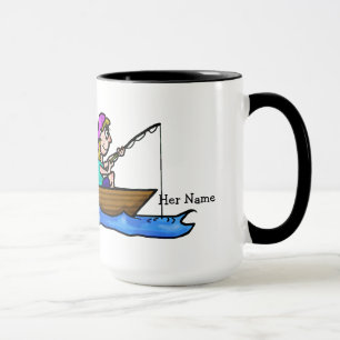 Tasse Pêche de couples dans des noms de personnaliser d