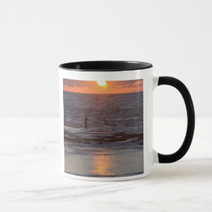 Tasse Pêcheur à Byblos au coucher du soleil, Liban