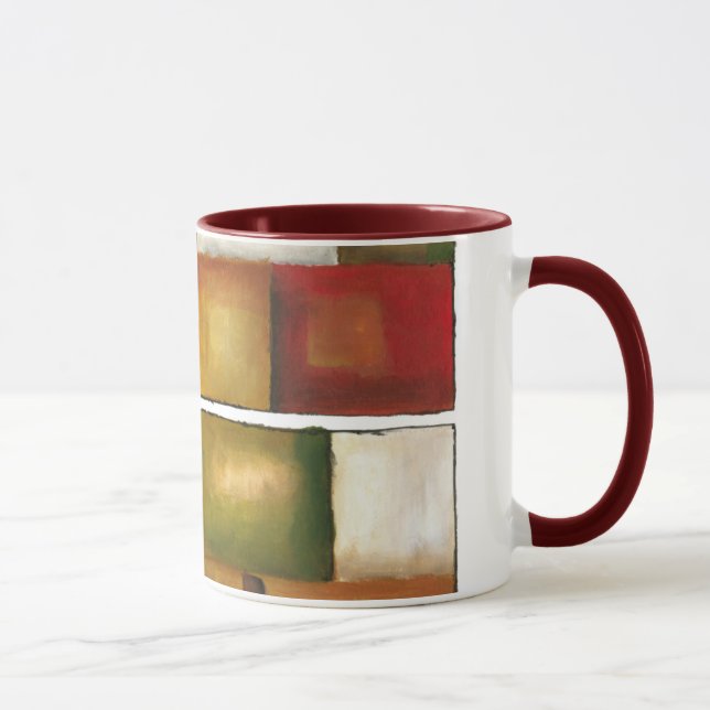 Tasse Peinture à quatre panneaux par Jennifer Goldberger (Droite)