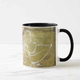 Tasse Peinture abstraite de silhouette sur l'arrière -