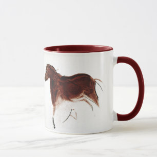 Tasse Peinture de caverne vintage de cheval sauvage