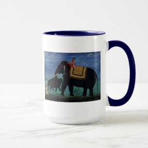 Tasse Peinture d'éléphant