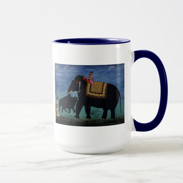 Tasse Peinture d'éléphant (Droite)