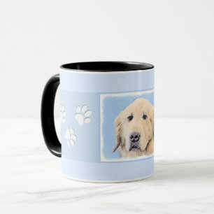 Tasse Peinture Golden Retriever - Joli art original chie