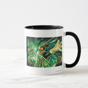 Tasse Peinture verte de lanterne