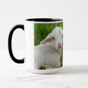 Tasse Pensée animale de bébé jumeau d'agneau à vous