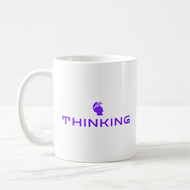 TASSE PENSÉE Classique | Affirmation d'esprit mini (Gauche)