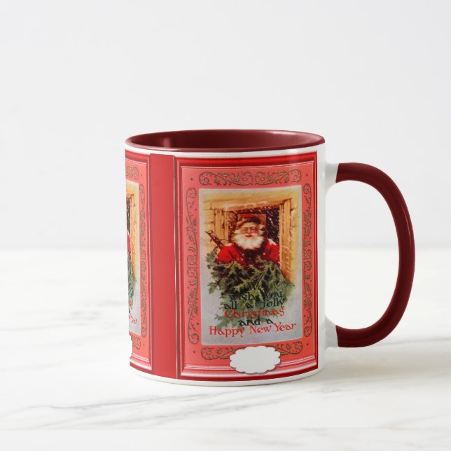 Tasse Père Noël dans la fenêtre (Droite)