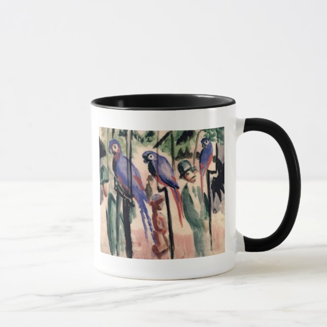 Tasse Perroquets bleus (Droite)