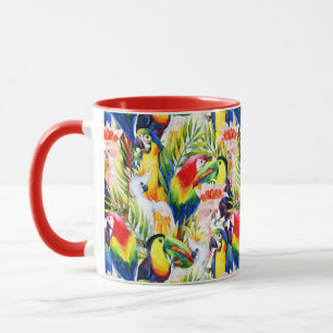 Tasse Perroquets et palmettes