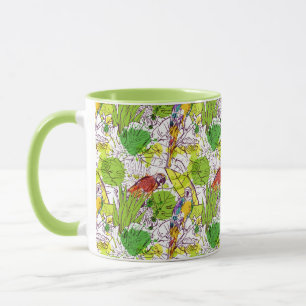 Tasse Perroquets tropicaux