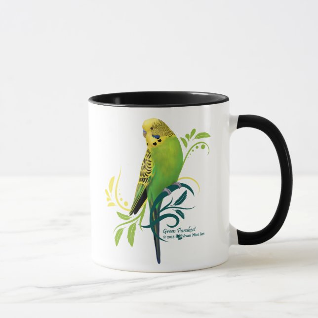 Tasse Perruche verte (Droite)