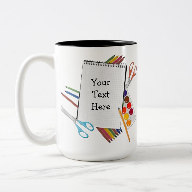 Tasse personalisierter Künstlerischer Fahrzeuge (Links)