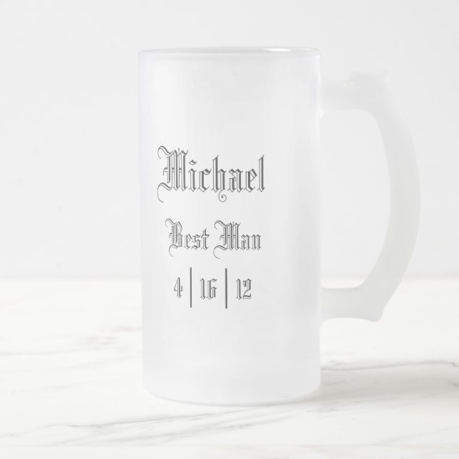 Tasse personalisierter Trauzeuge (Rechts)