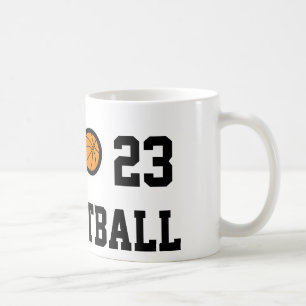 Tasse Personalizable de basket-ball du numéro 23