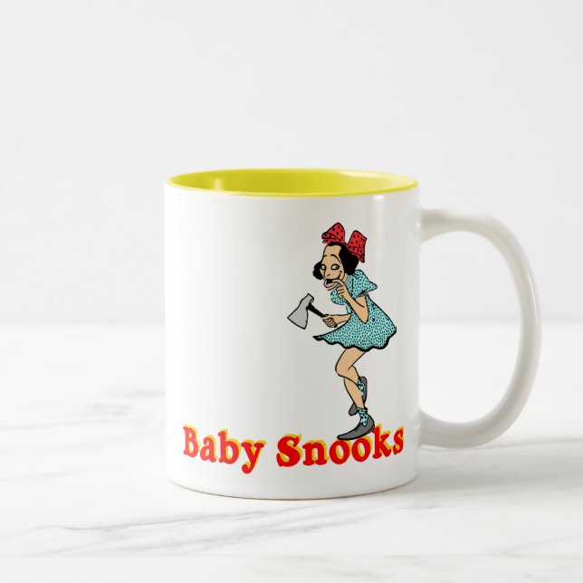 Tasse personnalisable de brochets de mer de bébé (Droit)