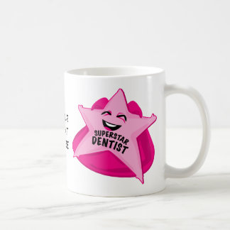 tasse personnalisable de dentiste de superstar !