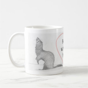 Tasse personnalisable de furet - Dimitri -