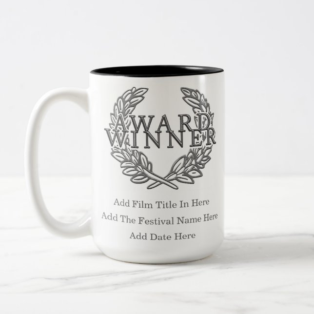 Tasse personnalisable de lauréat (Gauche)