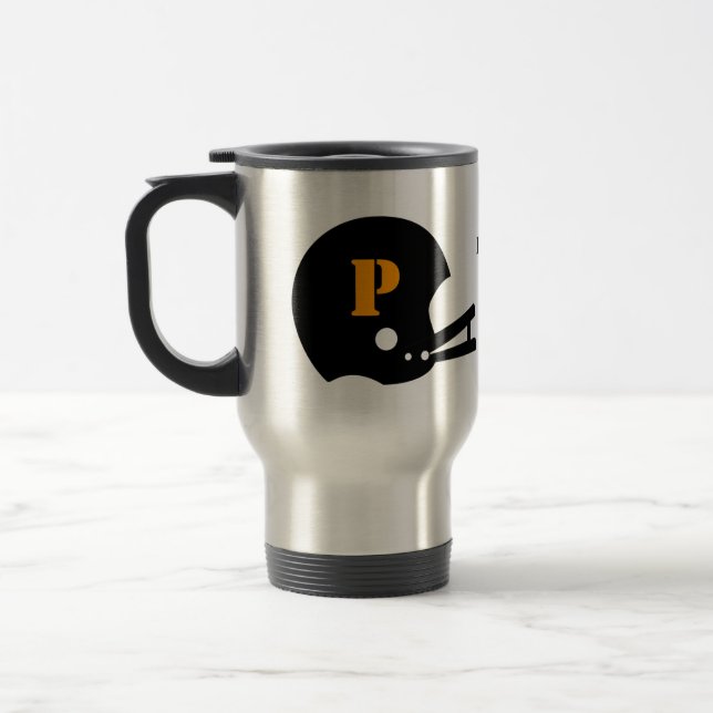 Tasse personnalisable du football d'imaginaire (Gauche)