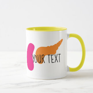 Tasse personnalisable du pancréas | de rein