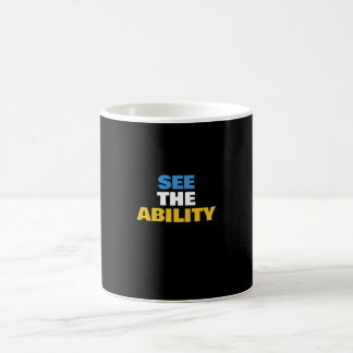 Tasse personnalisable Fierté du handicap Voir la c