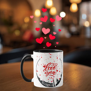 Tasse personnalisée Amour et Monument