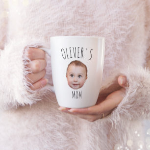 Tasse personnalisée avec le visage de bébé, cadeau