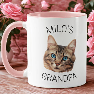 Tasse personnalisée avec le visage de chat pour l'