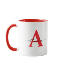Tasse personnalisée avec monogramme 