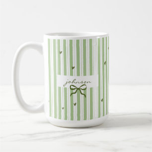 Tasse personnalisée avec motif rayé pour papa