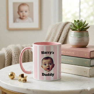 Tasse personnalisée avec photo de bébé – Cadeau pe